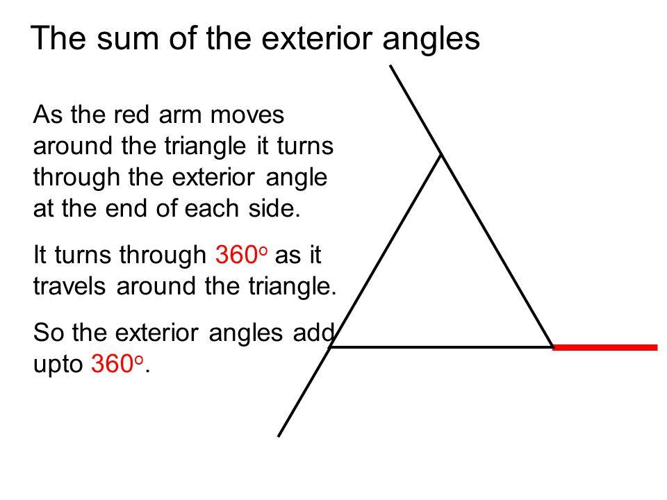 Interior And Exterior Angles Of A Polygon Exterior Angle