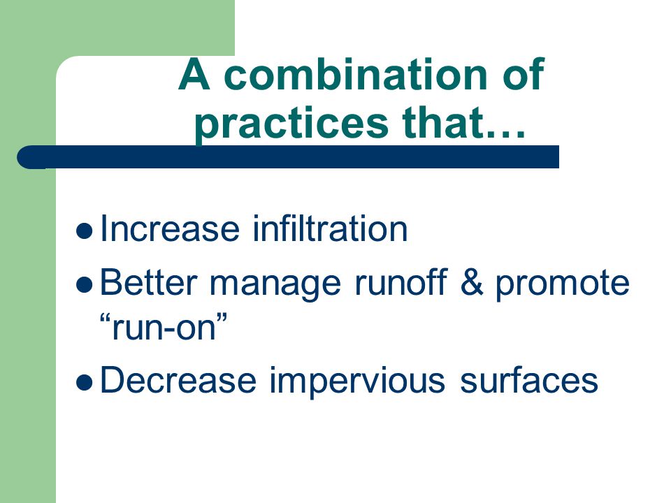 Impacts of Increased Runoff Volumes $ $ $ $ $