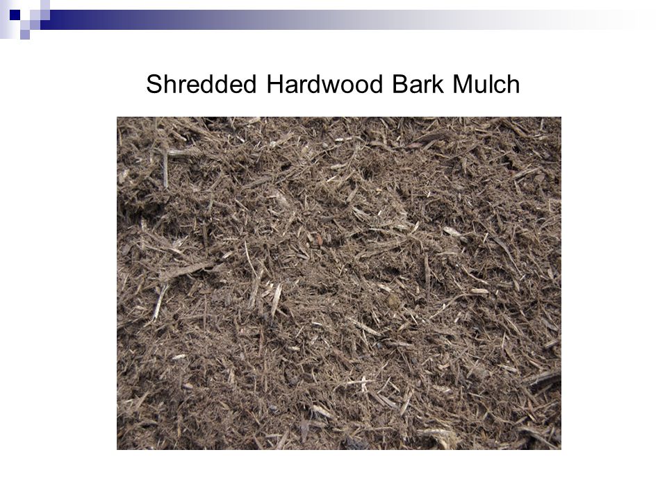 Shredded Hardwood Bark Mulch