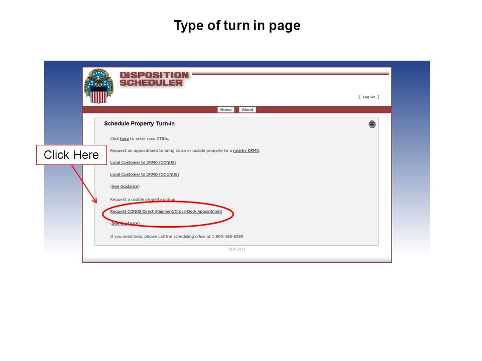 Type of turn in page Click Here