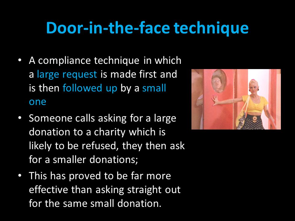Discuss The Use Of Compliance Techniques This Example Shows