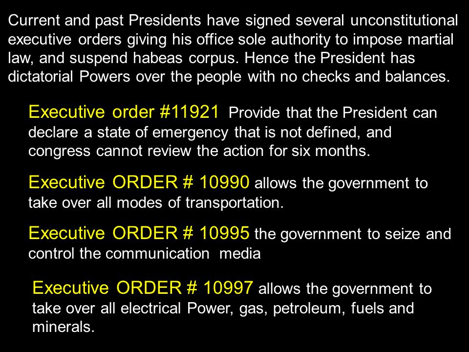 executive order 10995