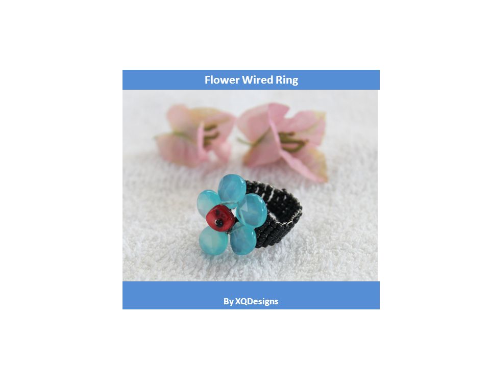 By XQDesigns Flower Wired Ring