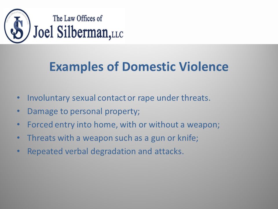 Involuntary sexual contact or rape under threats.