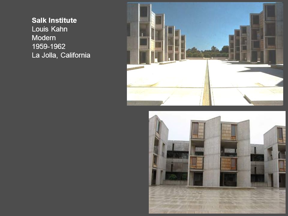 Salk Institute Louis Kahn Modern La Jolla, California