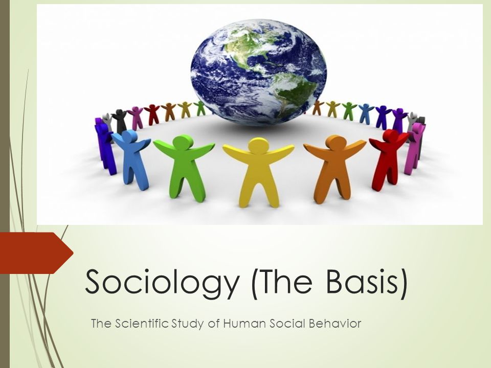 Sociology (The Basis) The Scientific Study of Human Social Behavior