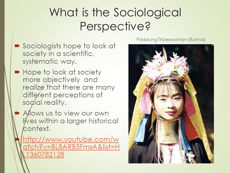 What is the Sociological Perspective.