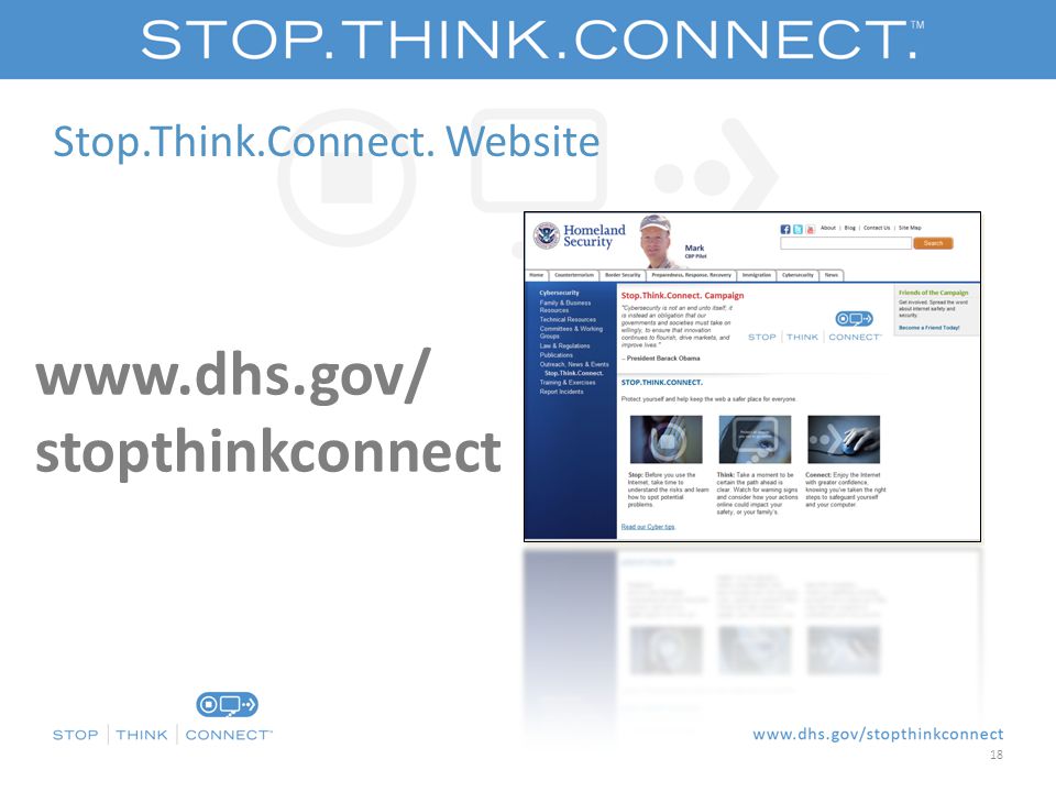 Stop.Think.Connect. Website   stopthinkconnect 18