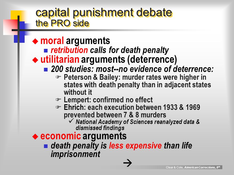 benefits of the death penalty pro death penalty facts and statistics