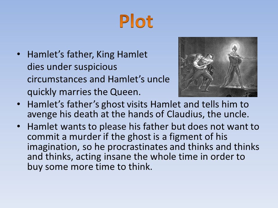 is the ghost in hamlet real or hamlets imagination