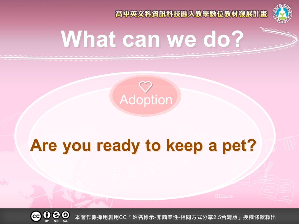 Are you ready to keep a pet Adoption What can we do