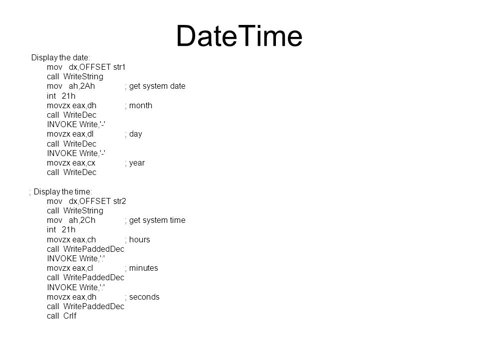 Date retrieve cl system in Database Management