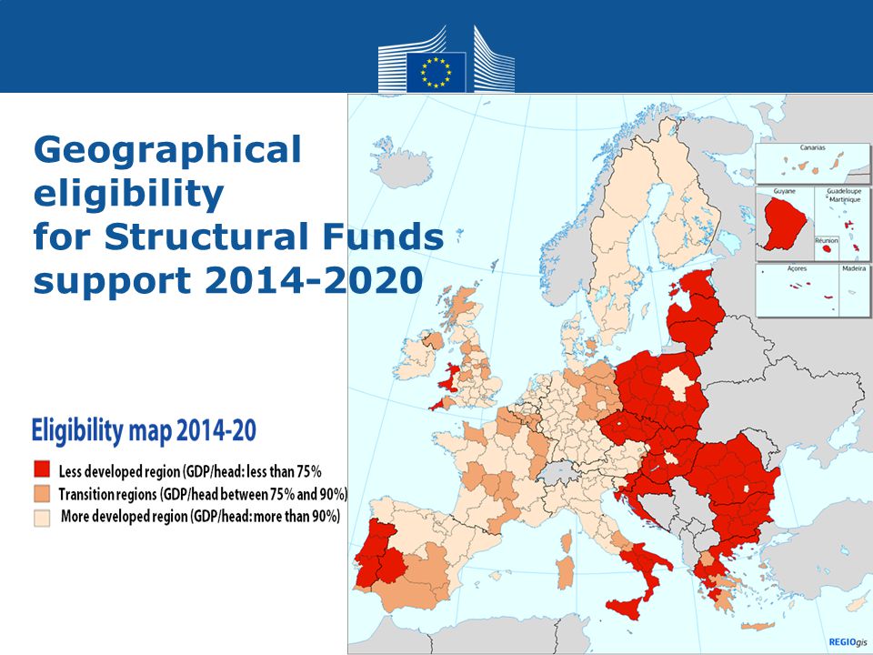 Regional Policy 18 Geographical eligibility for Structural Funds support