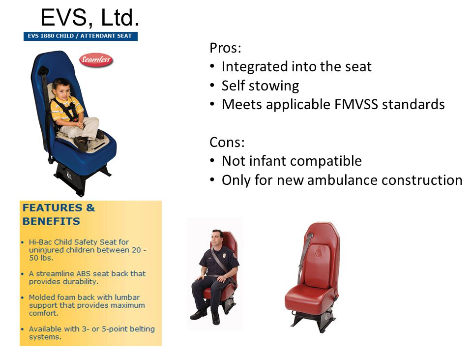 Ambulance Seats by EVS Ltd