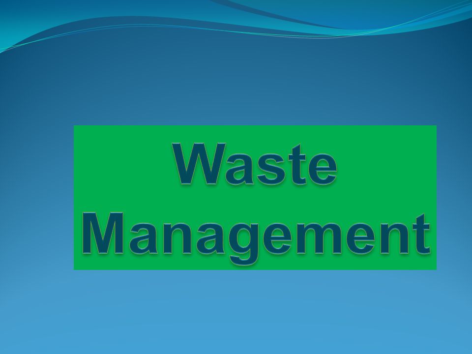 General content of waste