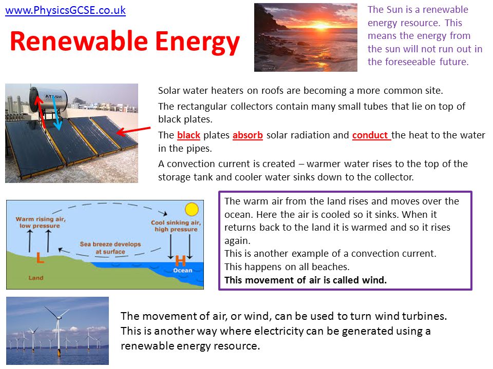 Renewable Energy Solar water heaters on roofs are becoming a more common site.
