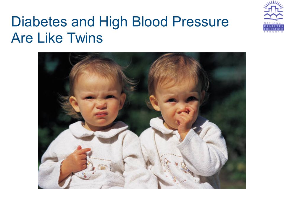 Diabetes and High Blood Pressure Are Like Twins