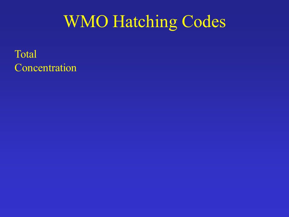 WMO Hatching Codes Total Concentration