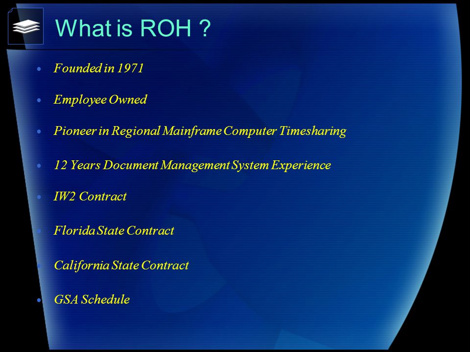 What is ROH .