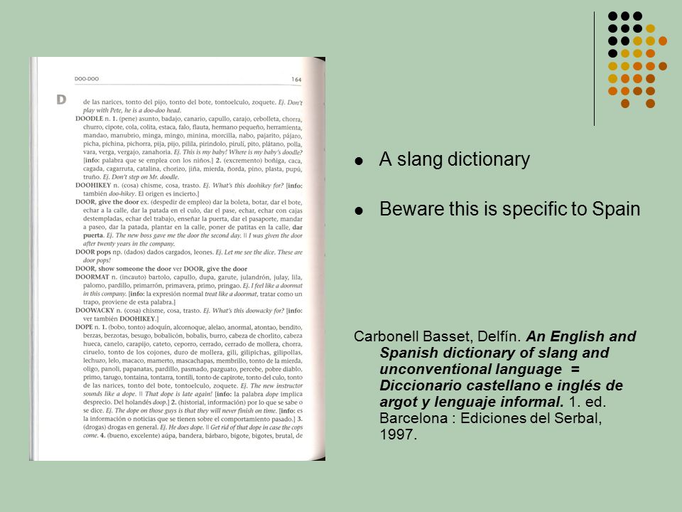 dictionary of slang and unconventional language dictionary of slang and unconventional language