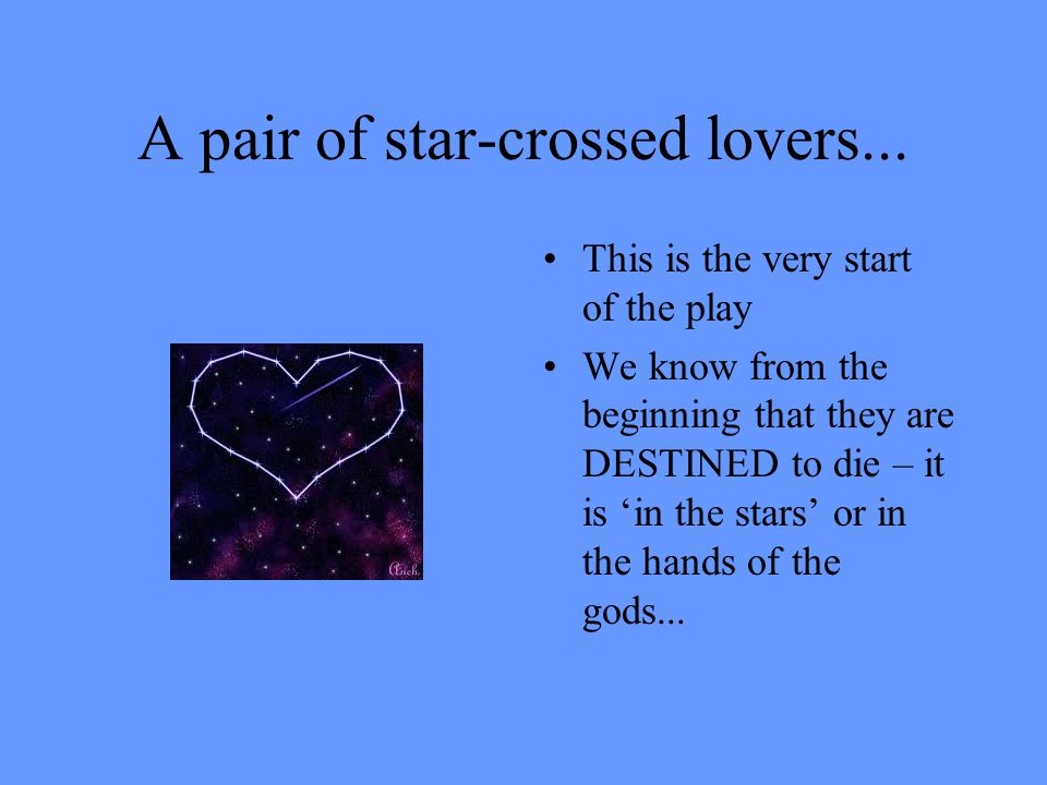 a pair of star crossed lovers meaning