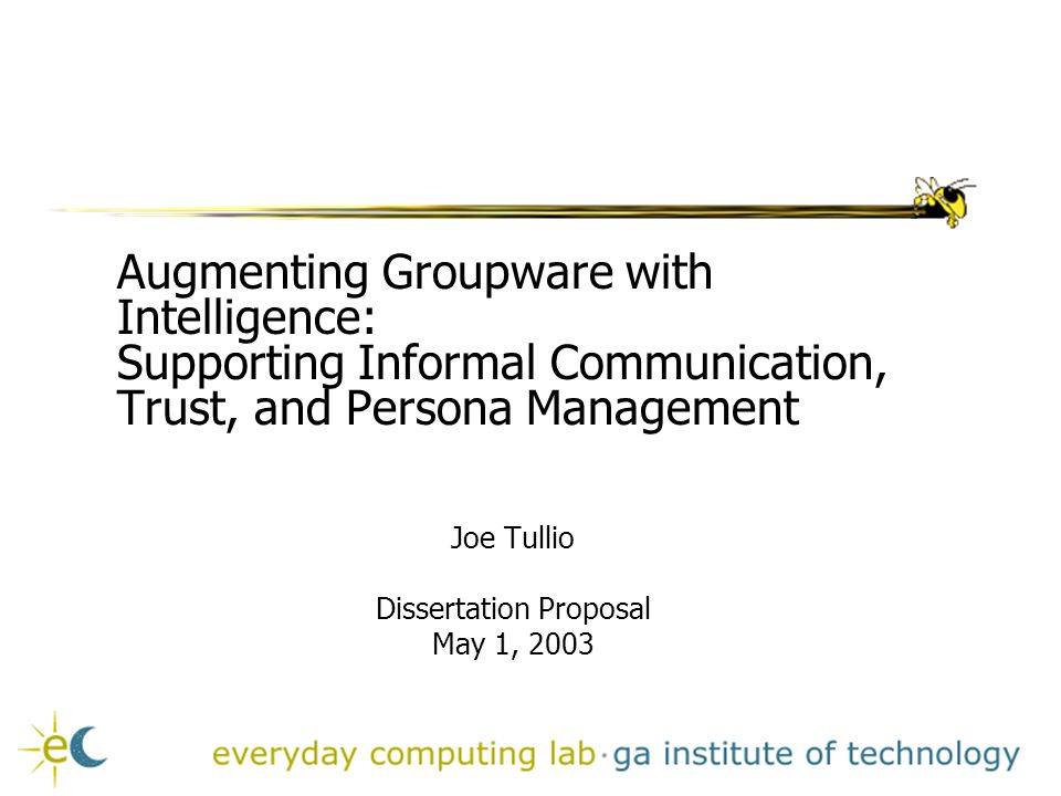 Dissertation management of communication