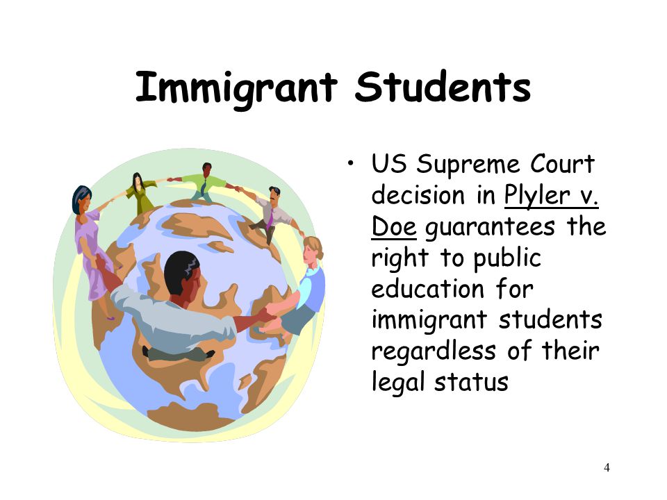 Immigrant Students US Supreme Court decision in Plyler v.