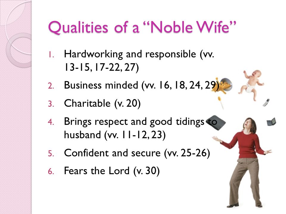 Of the good what are qualities husband a 20 Qualities