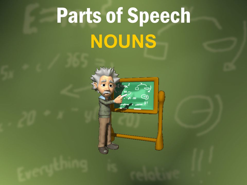 Parts of Speech NOUNS
