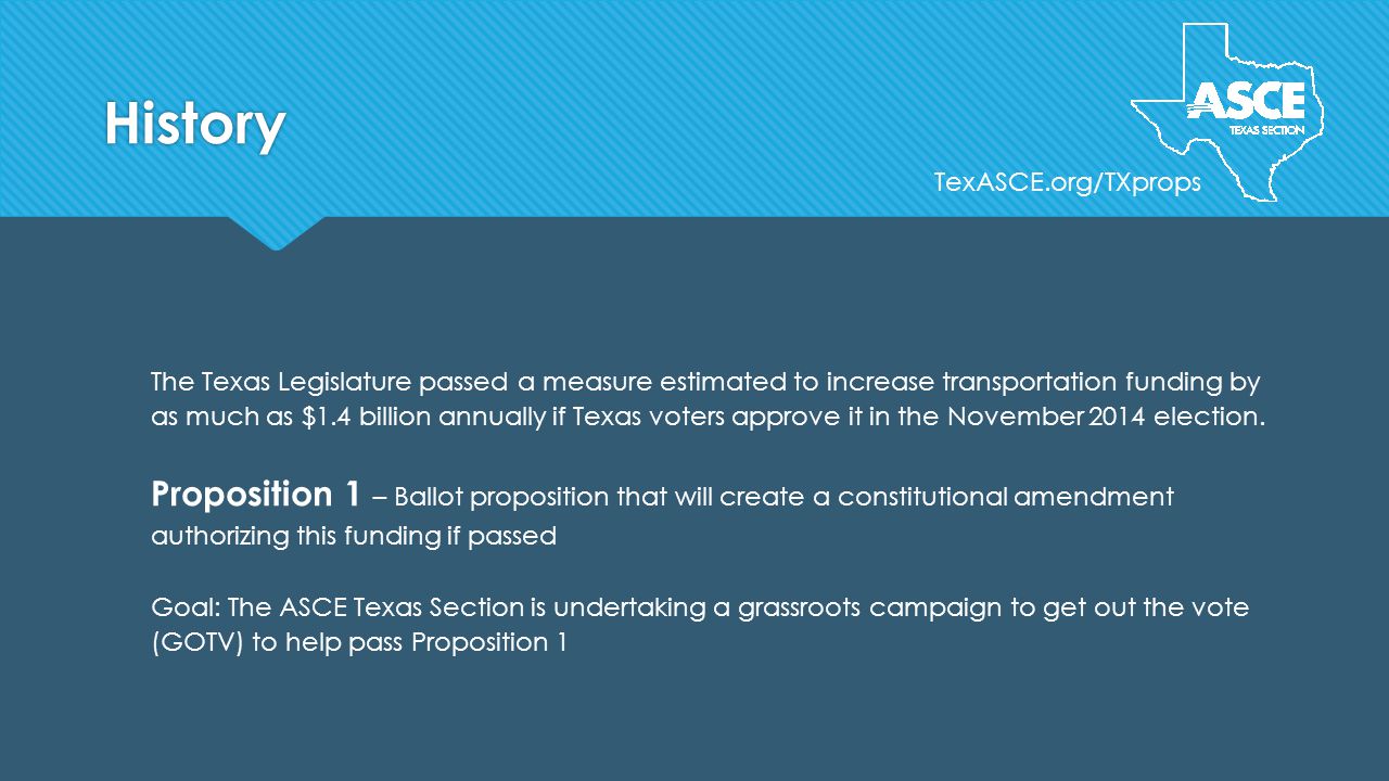 Get Out the Vote 2014 Campaign in support of Transportation Funding