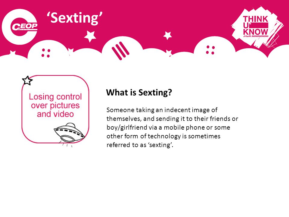 ‘Sexting’ What is Sexting.