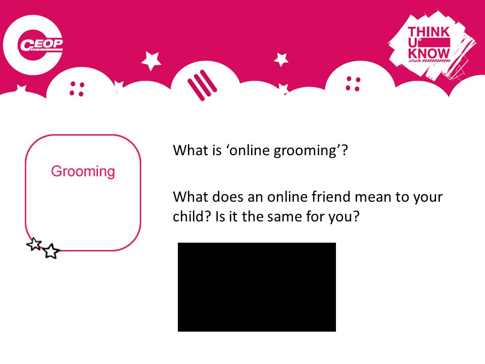 What is ‘online grooming’ What does an online friend mean to your child Is it the same for you