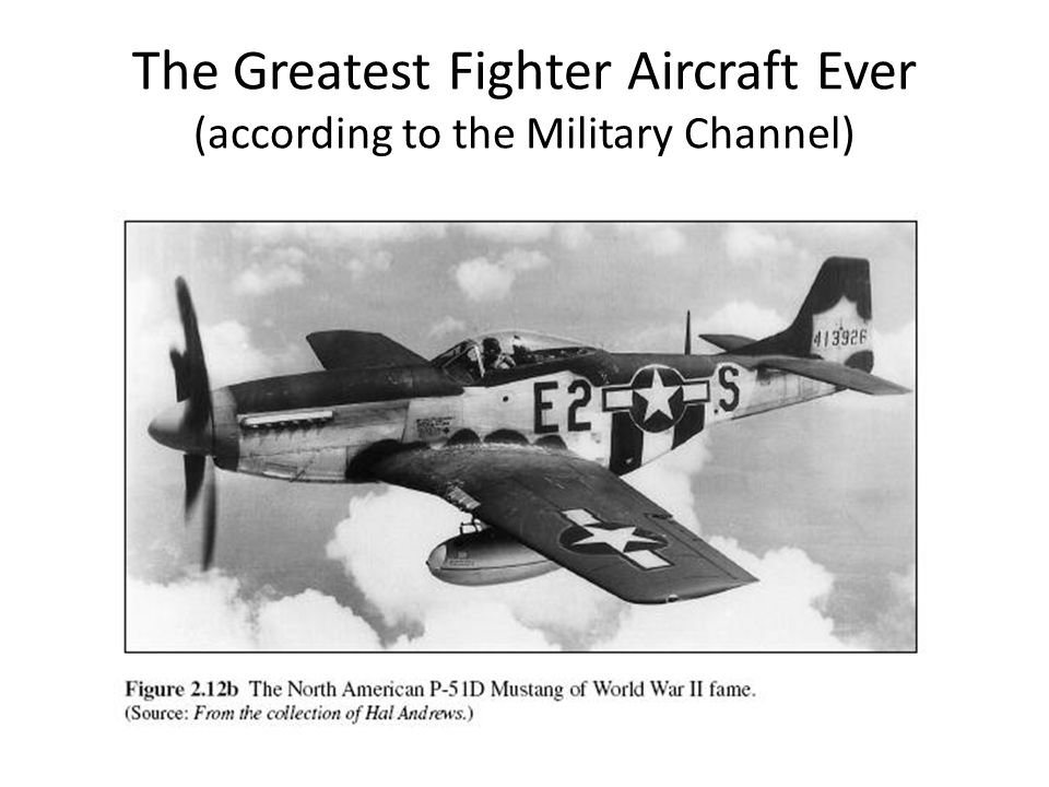 The Greatest Fighter Aircraft Ever (according to the Military Channel)