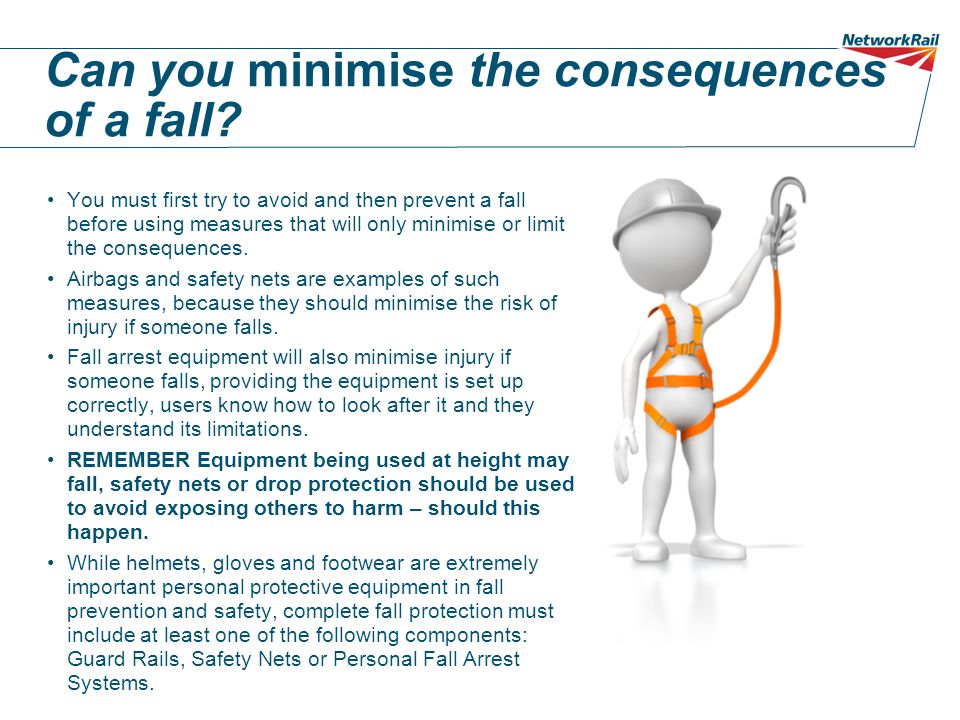 Can you minimise the consequences of a fall.