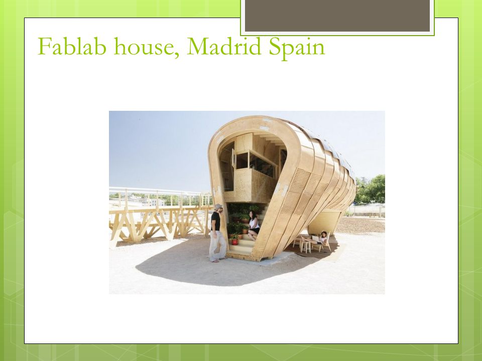 Fablab house, Madrid Spain