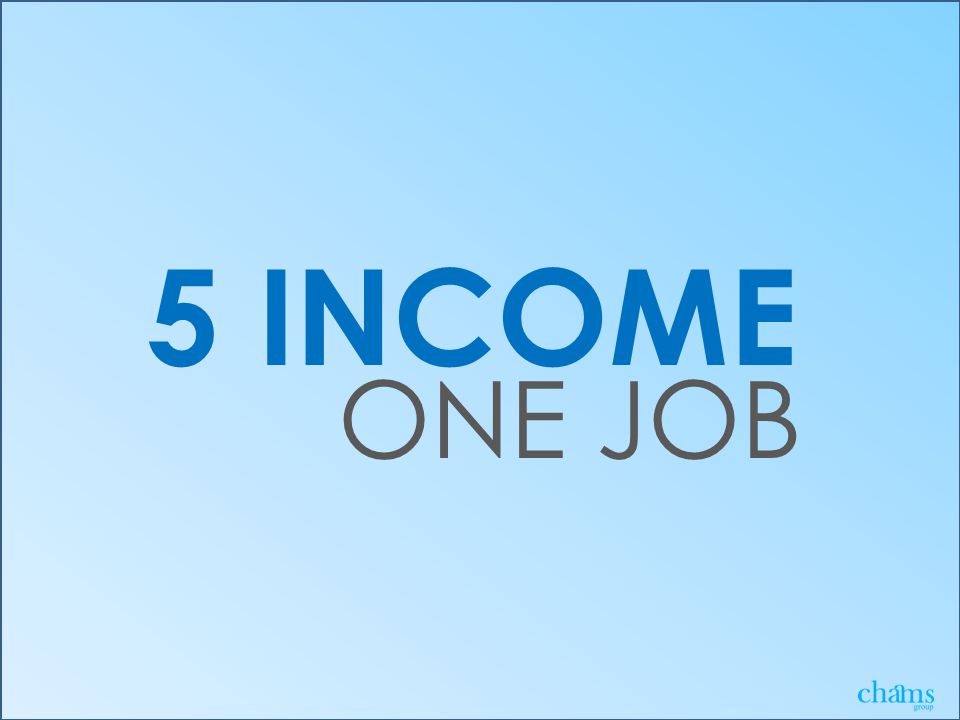 5 INCOME ONE JOB