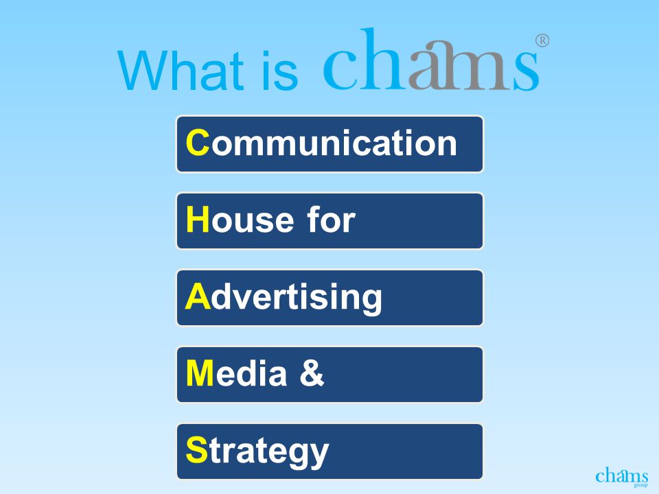 CommunicationHouse forAdvertisingMedia &Strategy What is