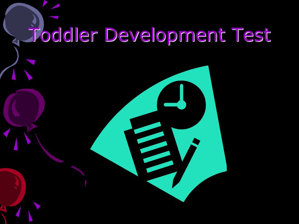 Toddler Development Test