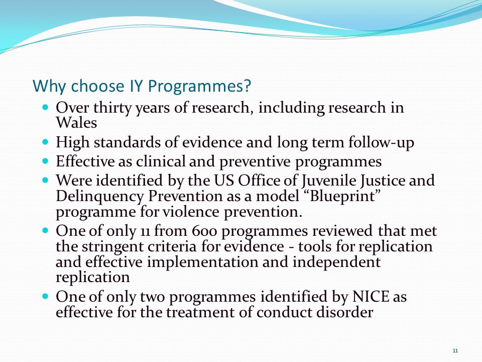 Why choose IY Programmes.