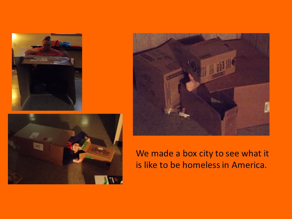 We made a box city to see what it is like to be homeless in America.