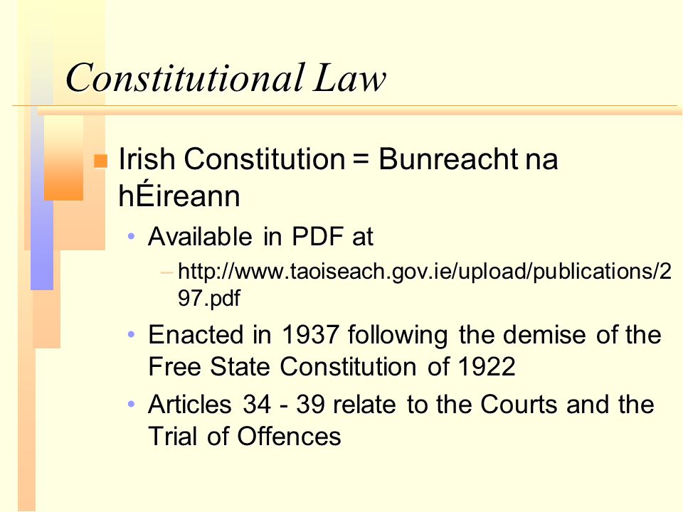 Bunreacht Na Heireann Pdf