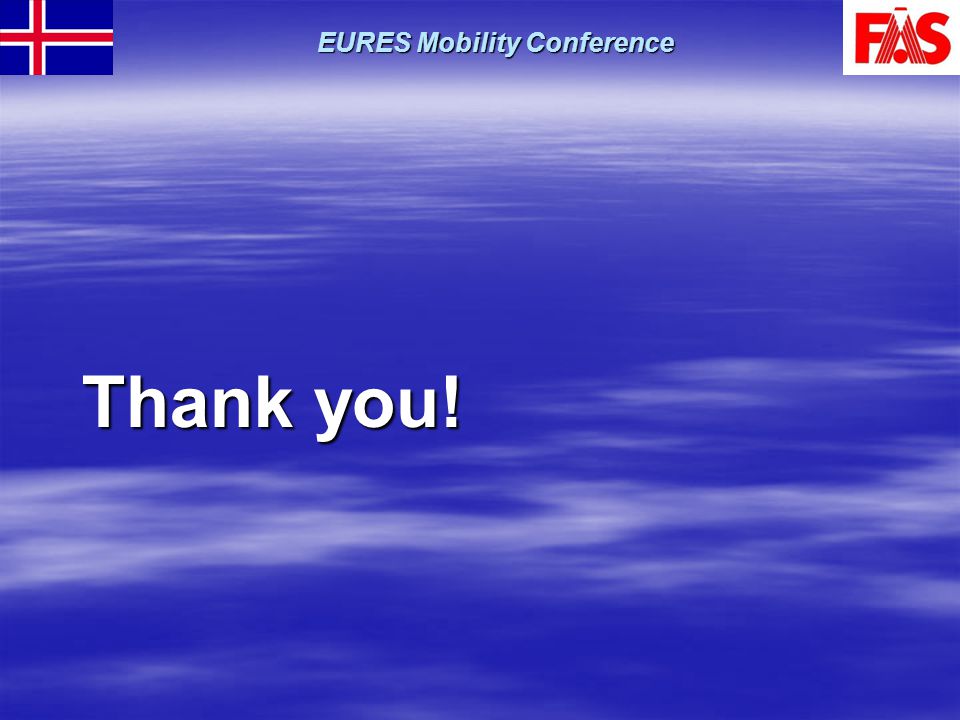 Thank you! EURES Mobility Conference