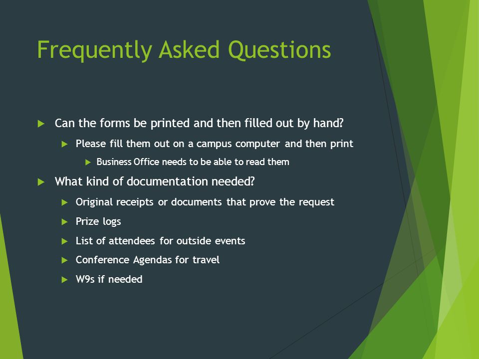 Frequently Asked Questions  Can the forms be printed and then filled out by hand.
