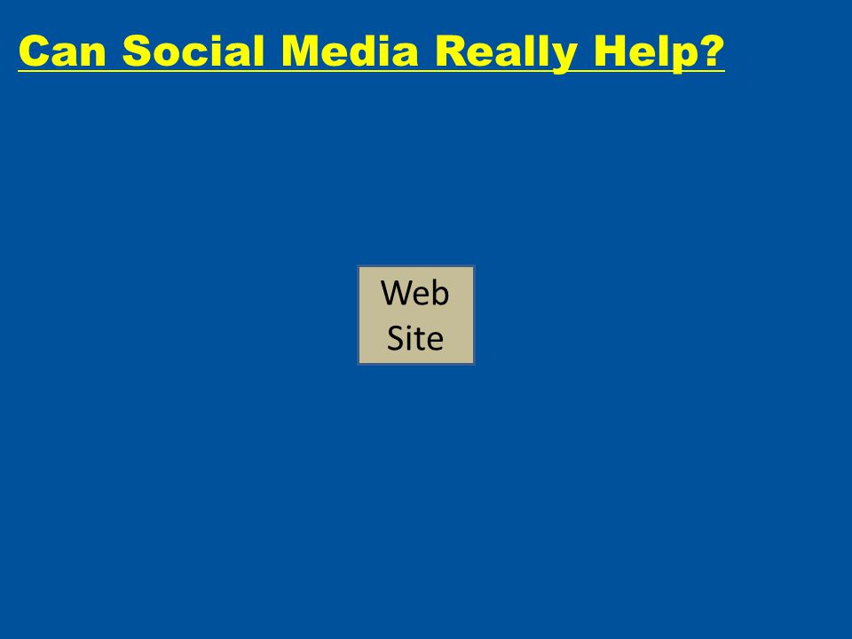 Can Social Media Really Help Web Site