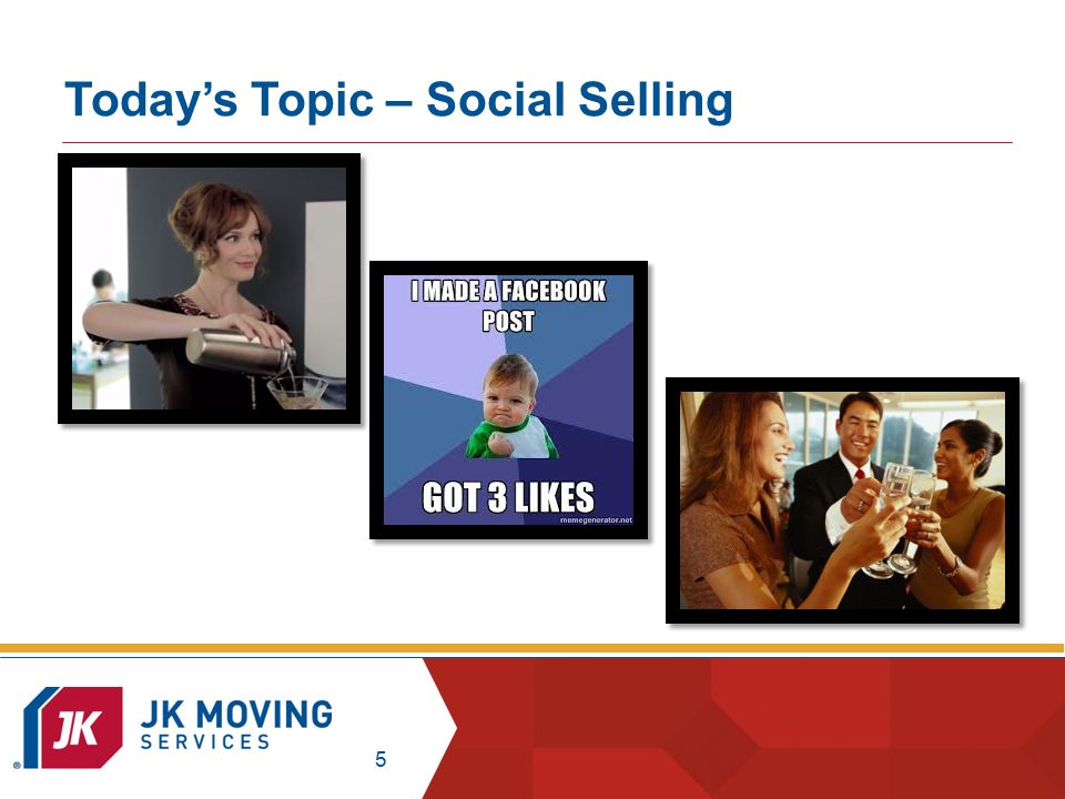 5 Today’s Topic – Social Selling