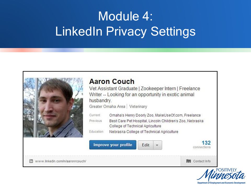 Module 4: LinkedIn Privacy Settings