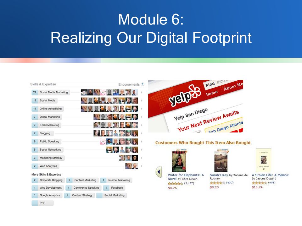 Module 6: Realizing Our Digital Footprint