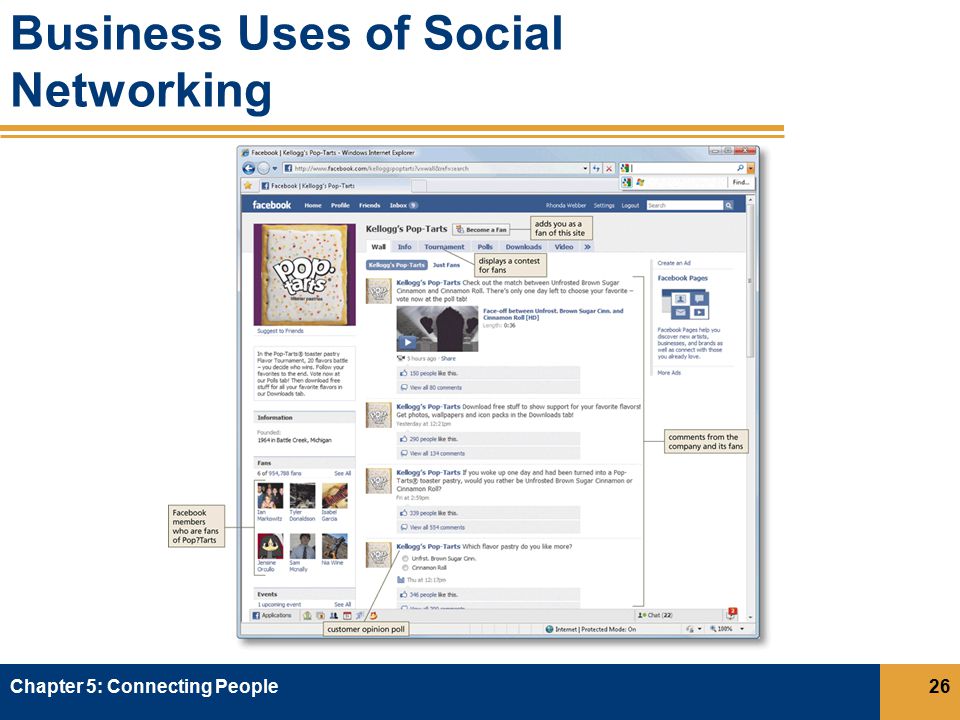 Business Uses of Social Networking Chapter 5: Connecting People26