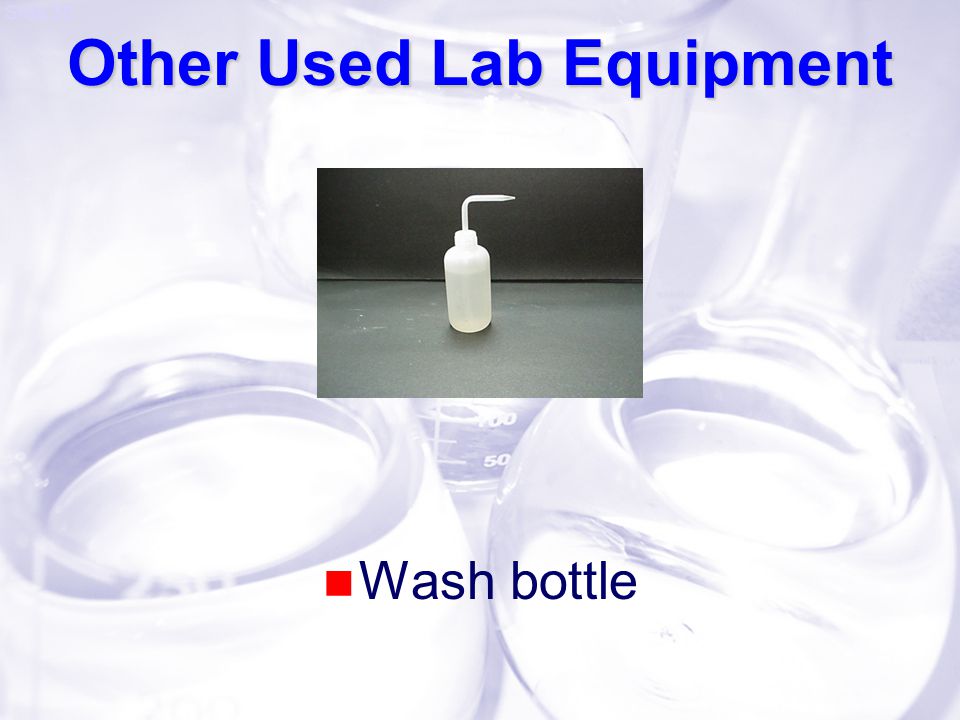 Slide 36 Other Used Lab Equipment Wash bottle