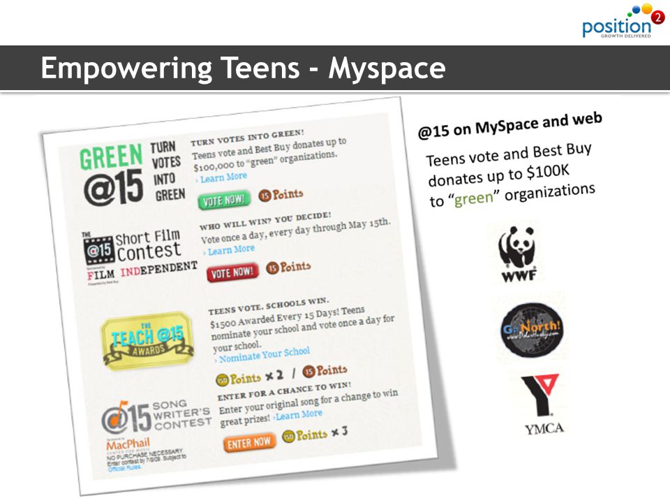 Empowering Teens - Myspace